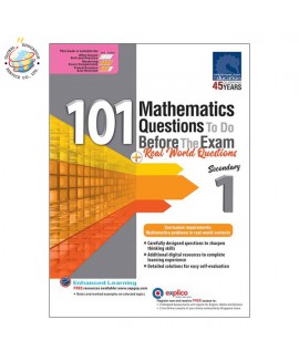 แบบฝึกหัดคณิตศาสตร์ ม.1  101 Mathematics Questions To Do Before The Exam + Real World Questions Secondary 1