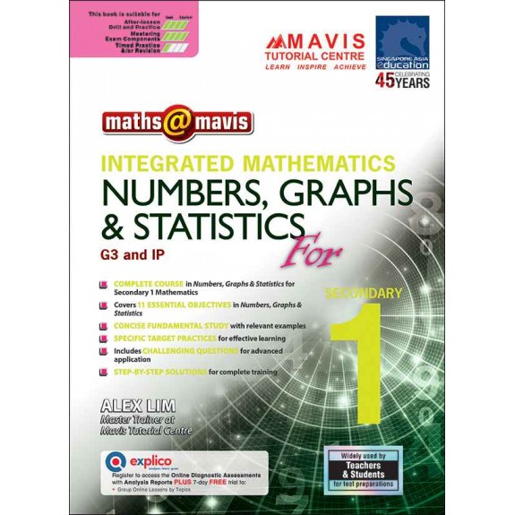 SAP_INTEGRATED MATHEMATICS NUMBERS, GRAPHS & STATISTICS For SECONDARY 1 [G3 and IP] คณิตศาสตร์บูรณาการ: ตัวเลข กราฟ และสถิติ สำหรับมัธยมศึกษาปีที่ 1