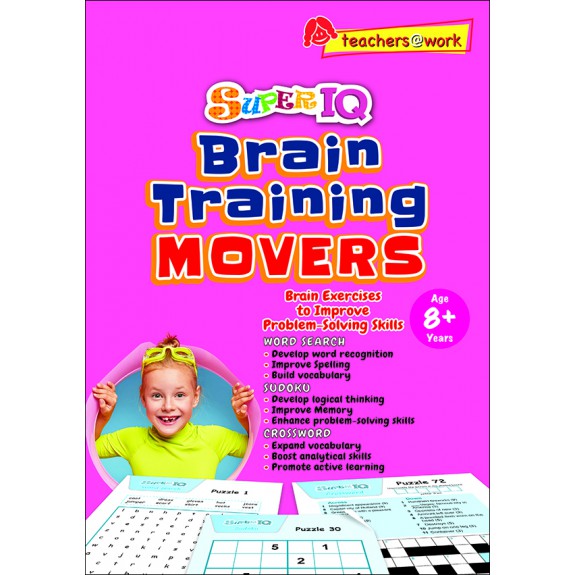 SUPER IQ Brain Training MOVERS (Age 8+ Years)