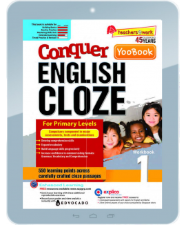 EBook--Conquer ENGLISH CLOZE Workbook Primary 1