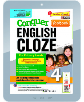 EBook--Conquer ENGLISH CLOZE Workbook Primary 4