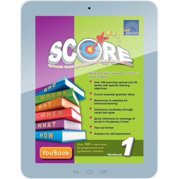 EBook--SCORE (Systematic Course for Outstanding Results in Examinations) English Workbook Primary 1