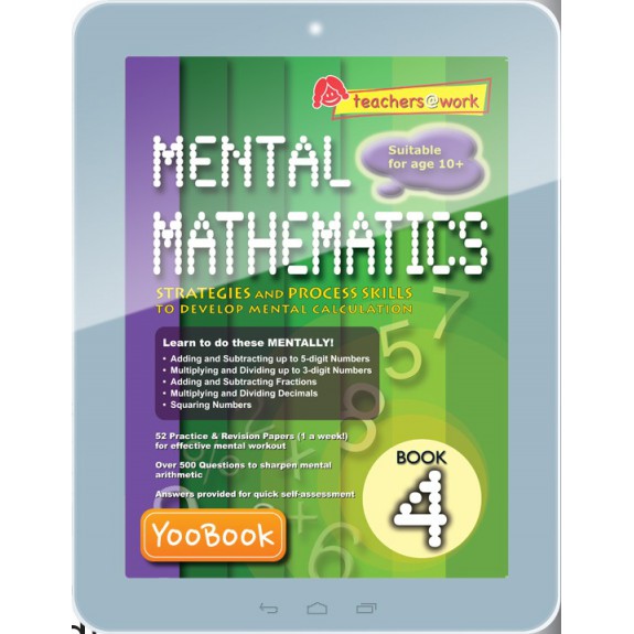 EBook--Mental Maths Workbook Primary 4