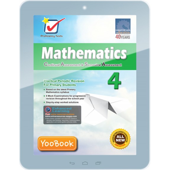 EBook--Proficiency Tests Mathematics Continual Assessment & Semestral Assessment 4