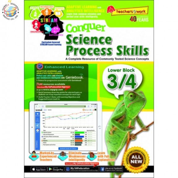 แบบทดสอบวิทยาศาสตร์ภาษาอังกฤษ ป.3&4  Conquer Science Process Skills Lower Block 3/4