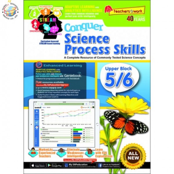 แบบทดสอบวิทยาศาสตร์ภาอังกฤษ ป.5&6  Conquer Science Process Skills Lower Block 5/6