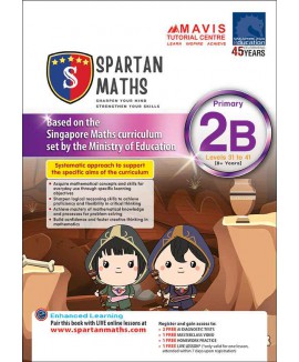 แบบฝึกหัดคณิตศาสตร์ Spartan Maths Primary 2B (Levels 31 to 41)