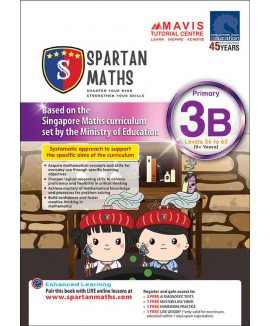 แบบฝึกหัดคณิตศาสตร์ Spartan Maths Primary 3B (Levels 56 to 63)