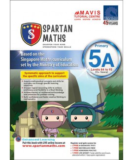 แบบฝึกหัดคณิตศาสตร์ Spartan Maths Primary 5A (Levels 84 to 93)
