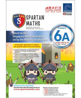แบบฝึกหัดคณิตศาสตร์ Spartan Maths Primary 6A (Levels 103 to 111)