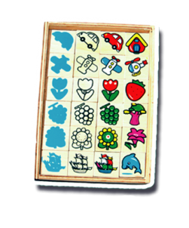 เกมจับคู่ ภาพ , เงา , โครงร่าง