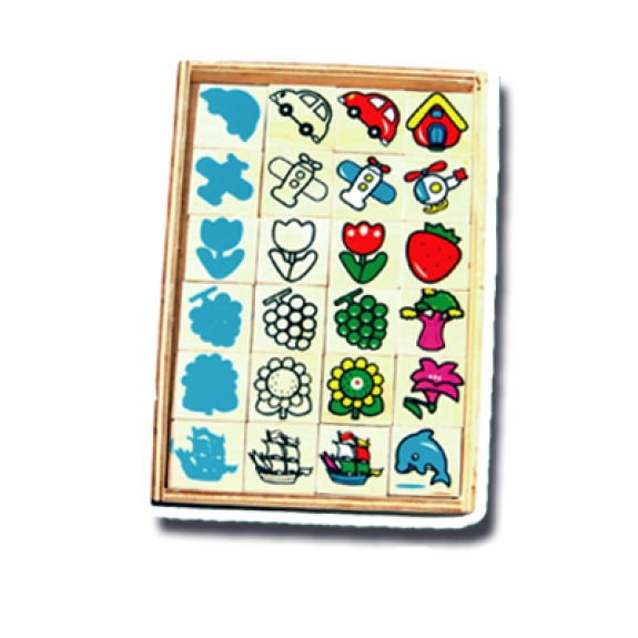 เกมจับคู่ ภาพ , เงา , โครงร่าง