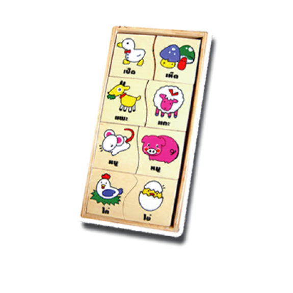 เกมจับคู่ สระ /16 ชิ้น