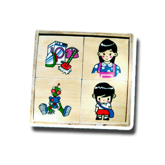 เกมจับคู่กิจกรรมครอบครัว/ 12 ชิ้น