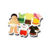 ชุด หนูน้อยฝึกแต่งตัว 4 ภาค