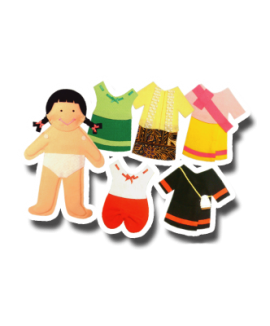 ชุด หนูน้อยฝึกแต่งตัว 4 ภาค