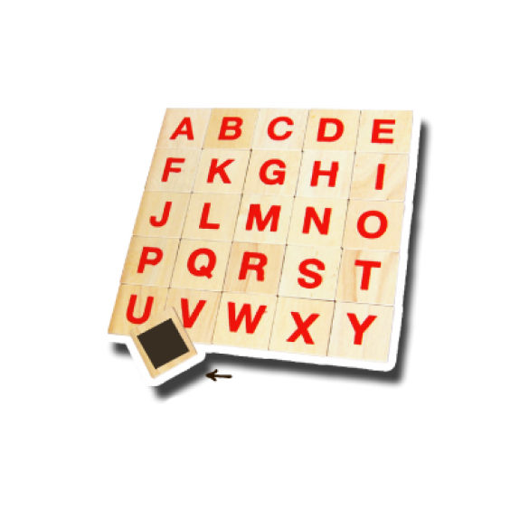 ภาพติดแม่เหล็ก ABC | 26 Pcs.