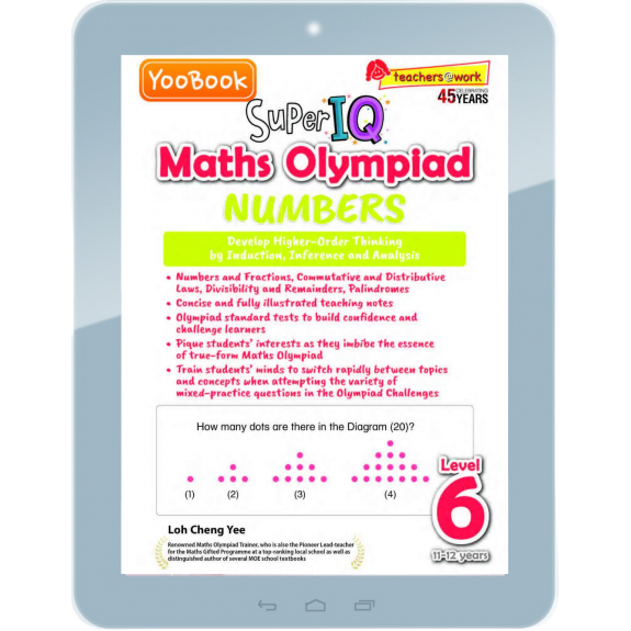 EBook--Super IQ Maths Olympiad NUMBERS Level 6 (11-12 years)