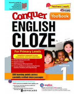 EBook--Conquer ENGLISH CLOZE Workbook Primary 1