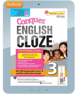 Conquer ENGLISH CLOZE Workbook Primary 3