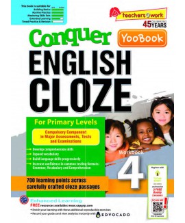Conquer ENGLISH CLOZE Workbook Primary 4