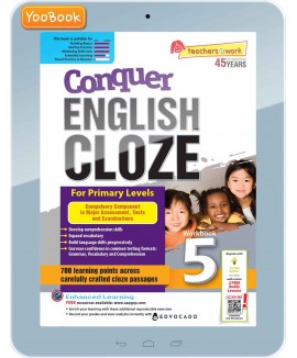 EBook--Conquer ENGLISH CLOZE Workbook Primary 5