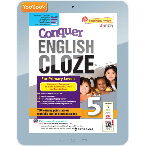 EBook--Conquer ENGLISH CLOZE Workbook Primary 5