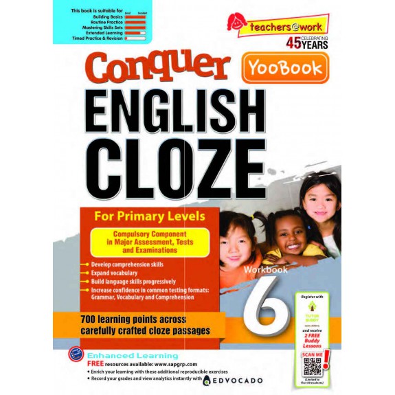 EBook--Conquer ENGLISH CLOZE Workbook Primary 6