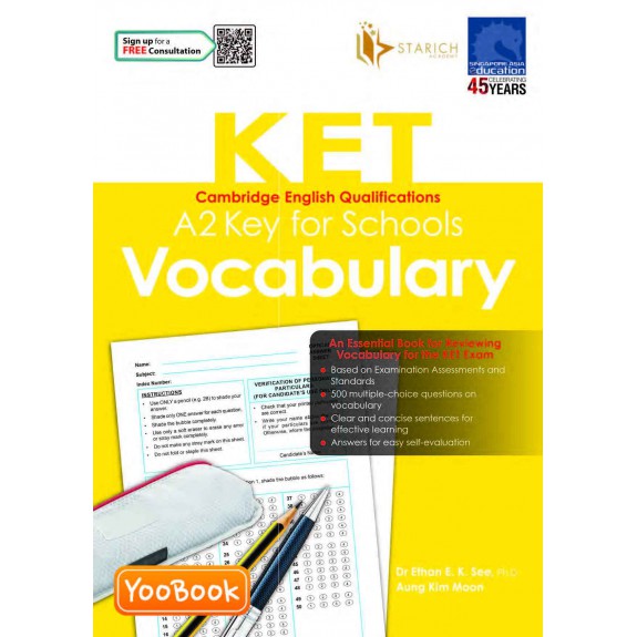 Cambridge English Qualifications – A2 Key for Schools Vocabulary (KET) Primary 1-3