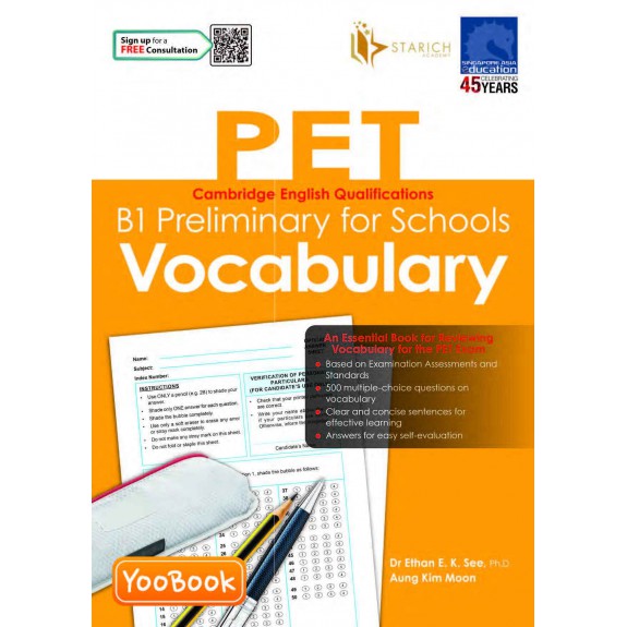 Cambridge English Qualifications – B1 Preliminary for Schools Vocabulary (PET) Primary 4-6