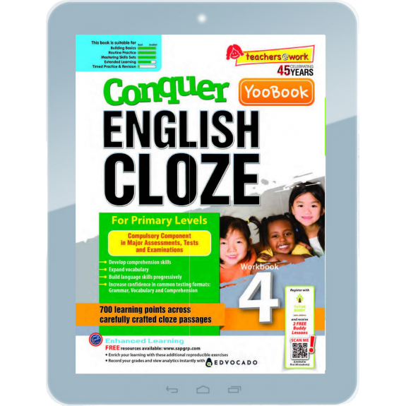 EBook--Conquer ENGLISH CLOZE Workbook Primary 4