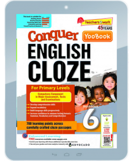 EBook--Conquer ENGLISH CLOZE Workbook Primary 6