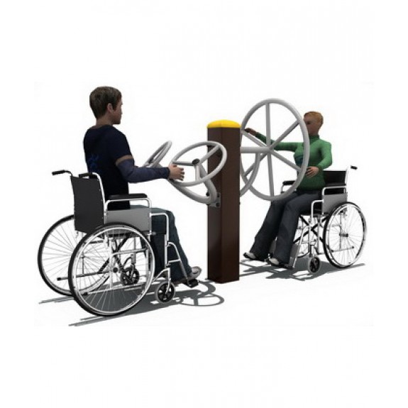 อุปกรณ์วงล้อและล้อหมุนบริหารแขน HANDICAP